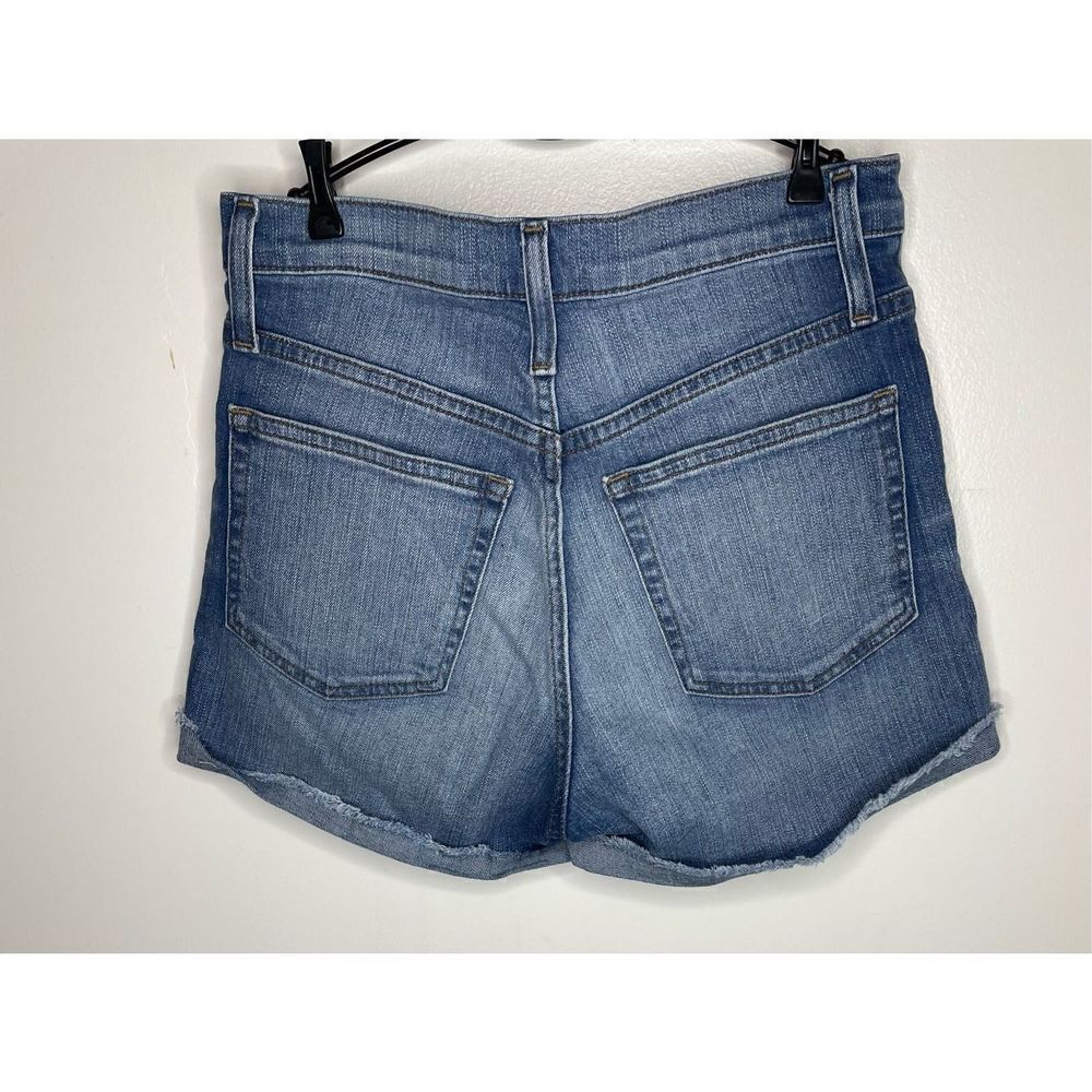 J.Crew High-rise denim short with exposed button fly - Picture 3 of 5